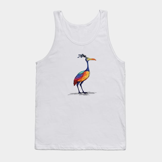 Bird of Paradise Tank Top by cheekymare